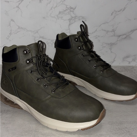 MENS Olive Xray Three Falls Boots - Picture 3 of 8